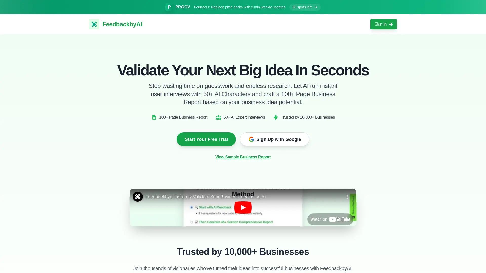 Feedback By AI screenshot