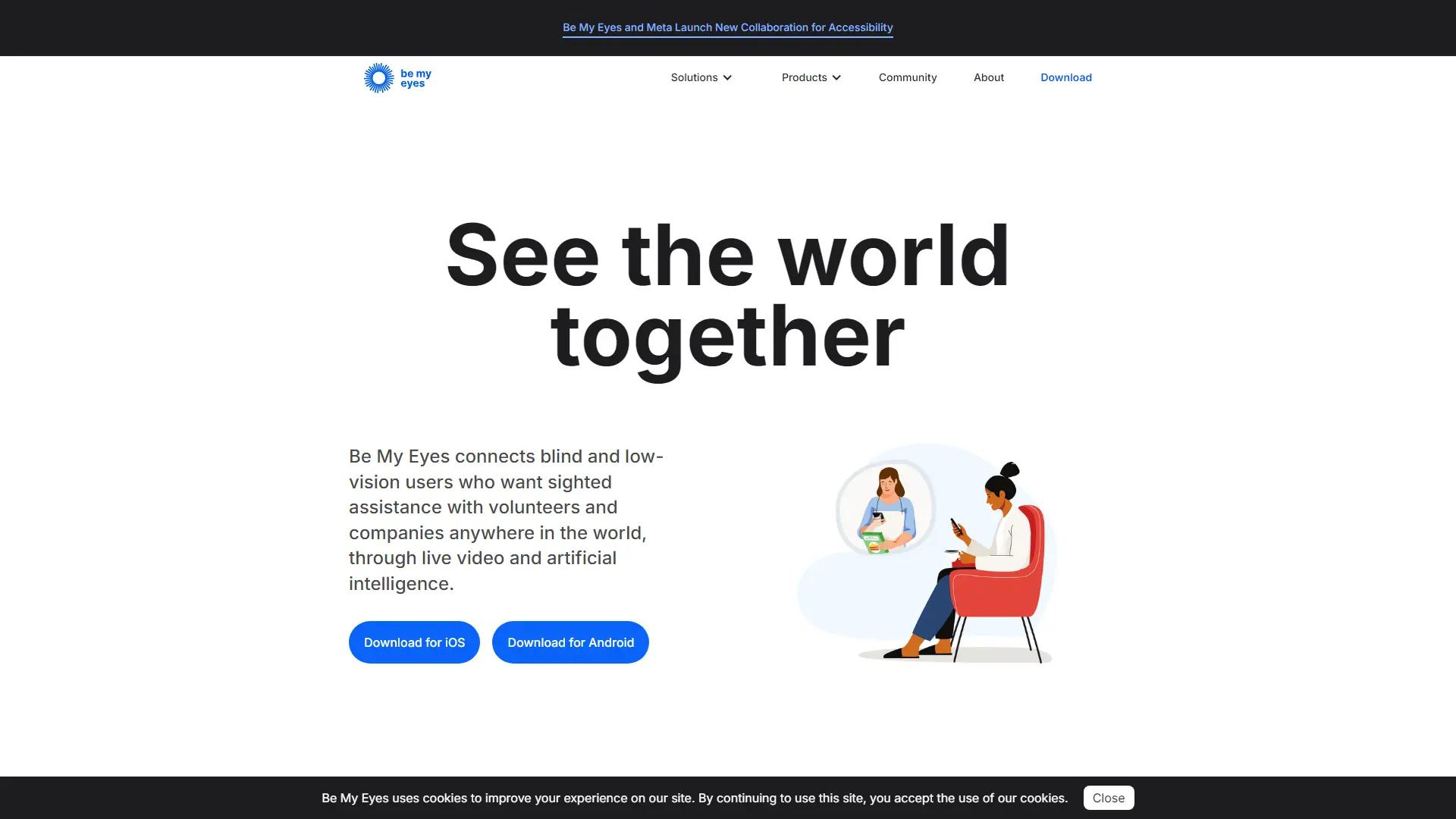 Be My Eyes screenshot