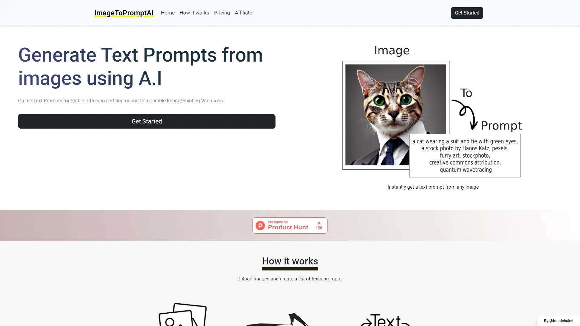 ImageToPromptAI screenshot