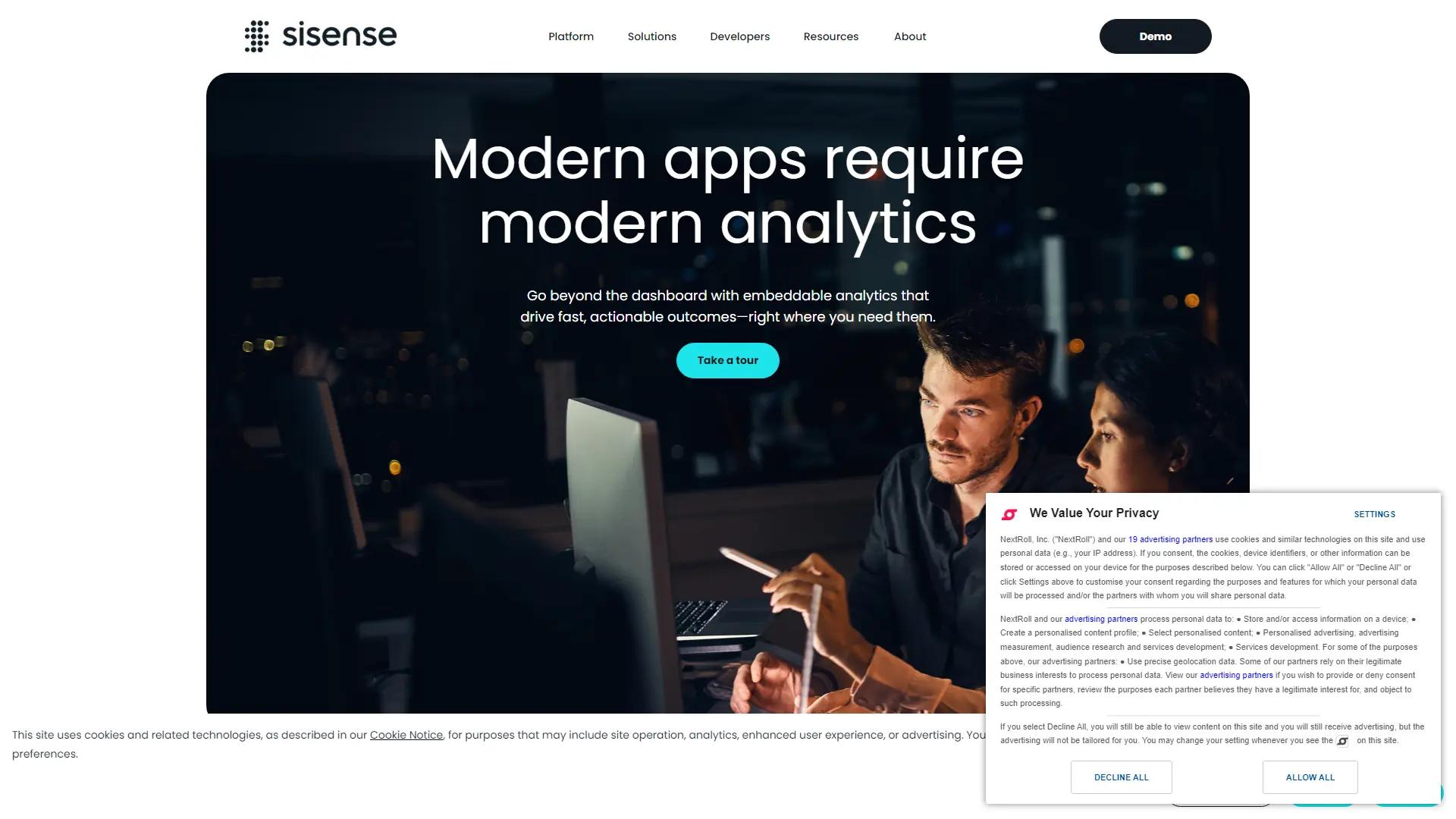 Sisense screenshot