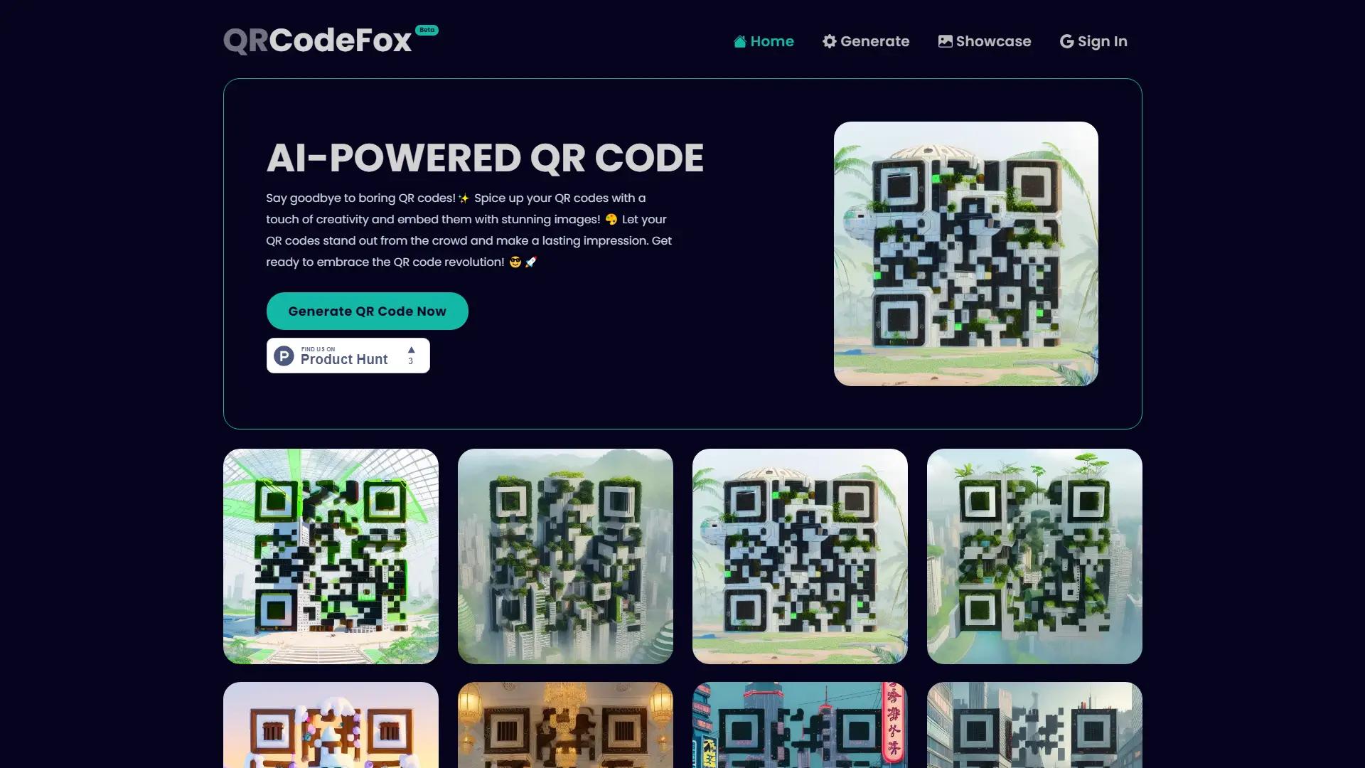AI-Powered QR Code screenshot