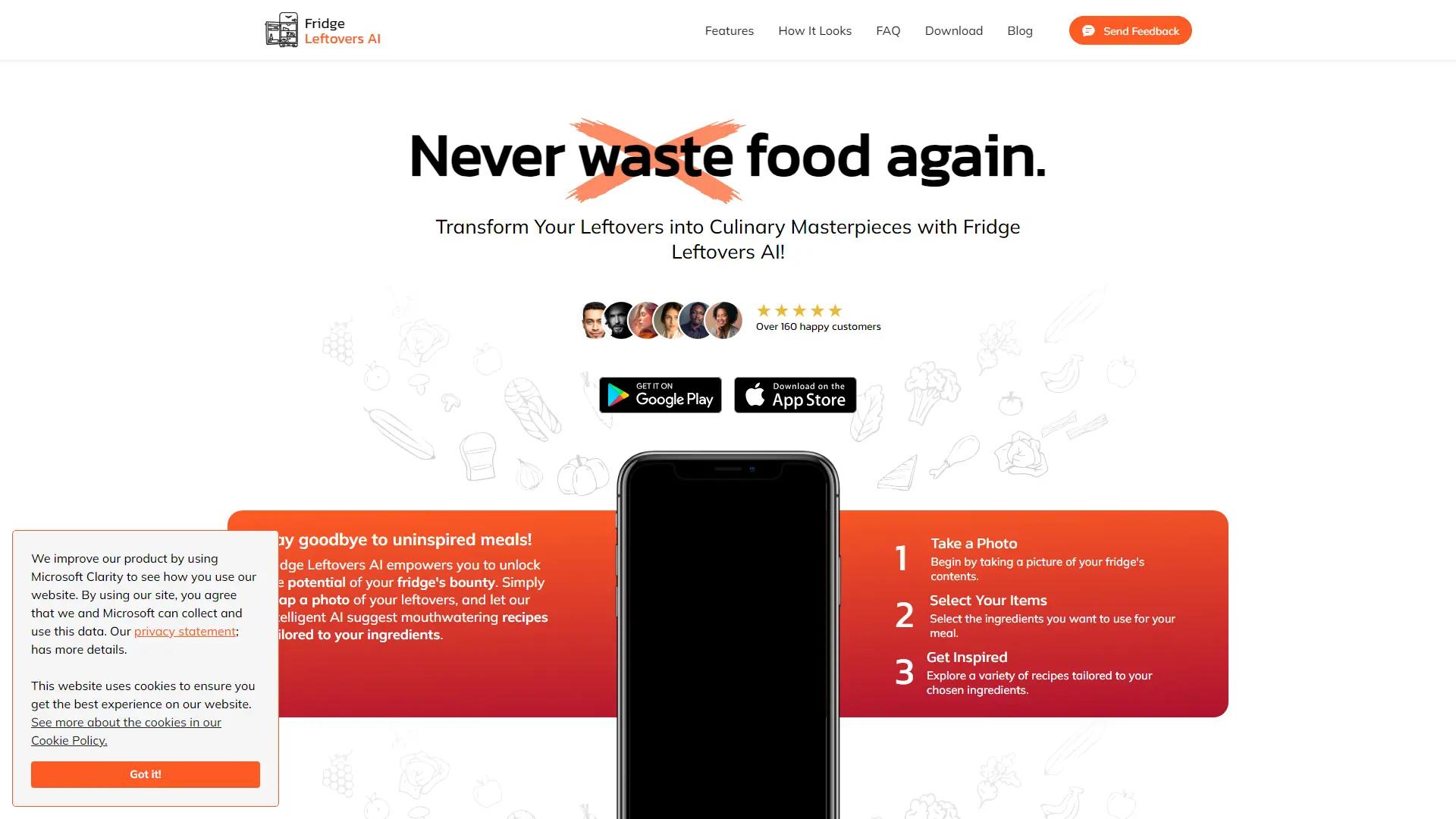 Fridge Leftovers AI screenshot