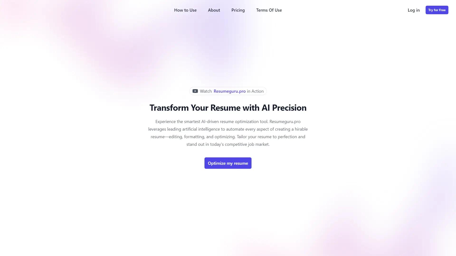Resumeguru.Pro screenshot