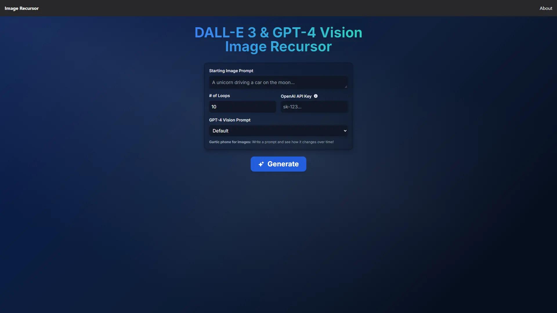 Image Recursor screenshot