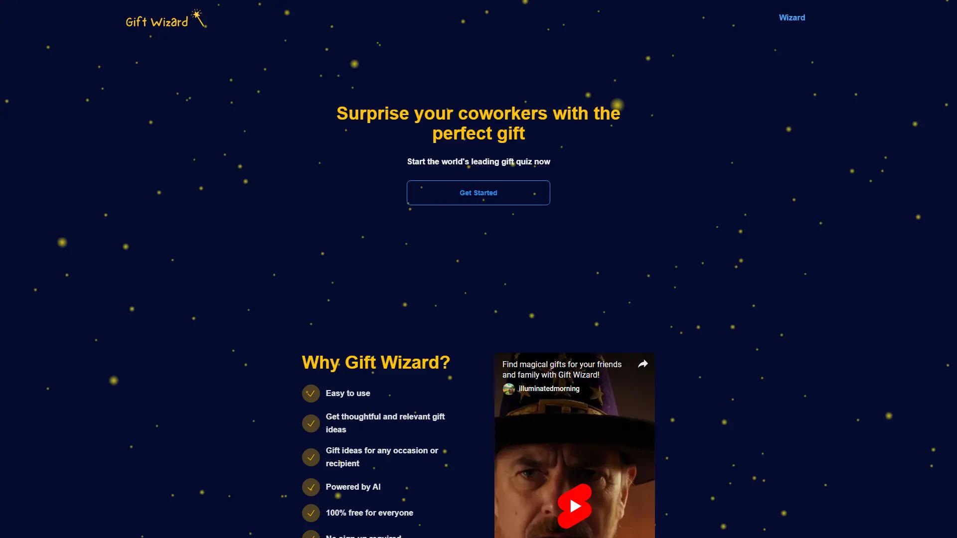 Gift Wizard screenshot