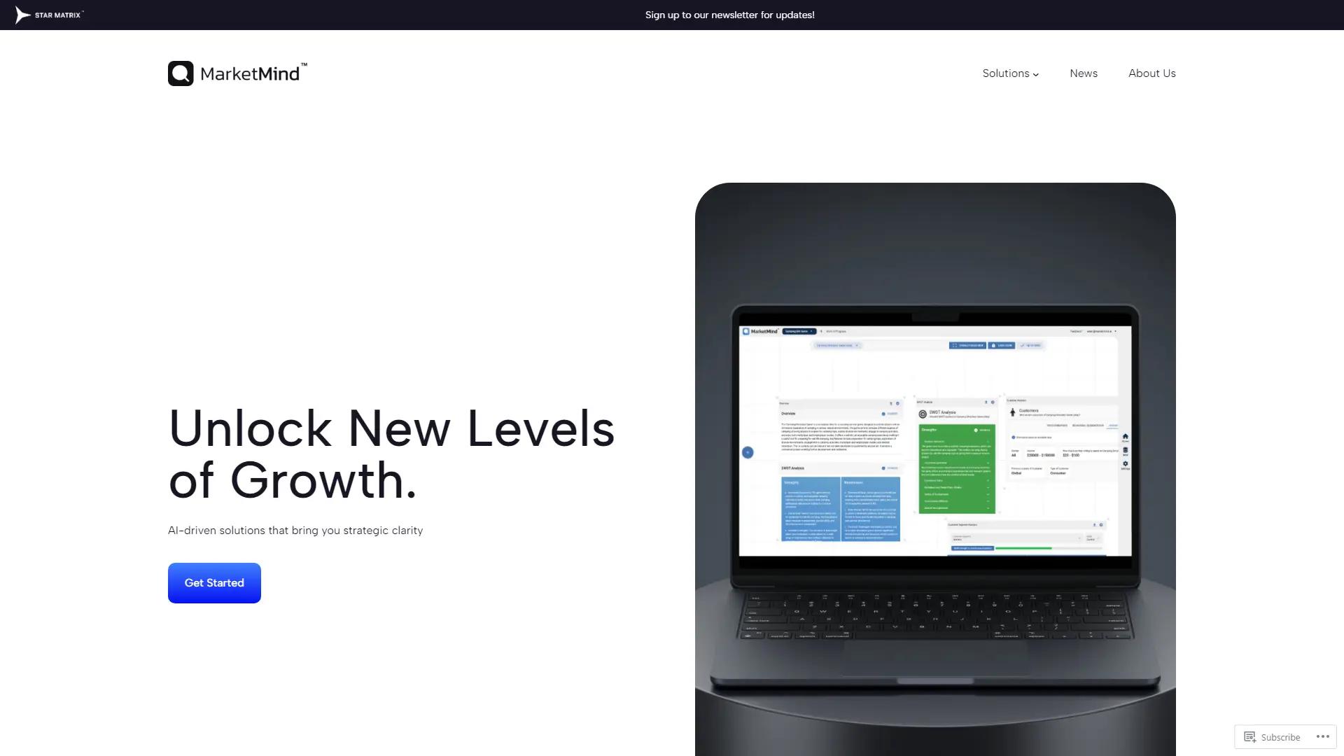 MarketMind screenshot