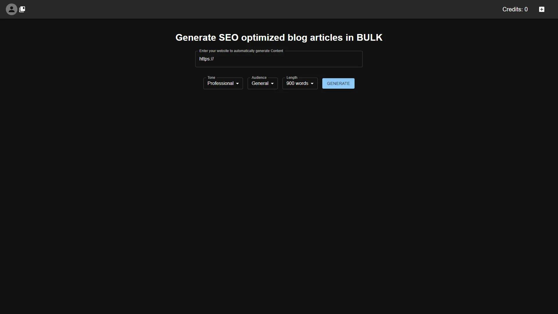 Blogmuse screenshot