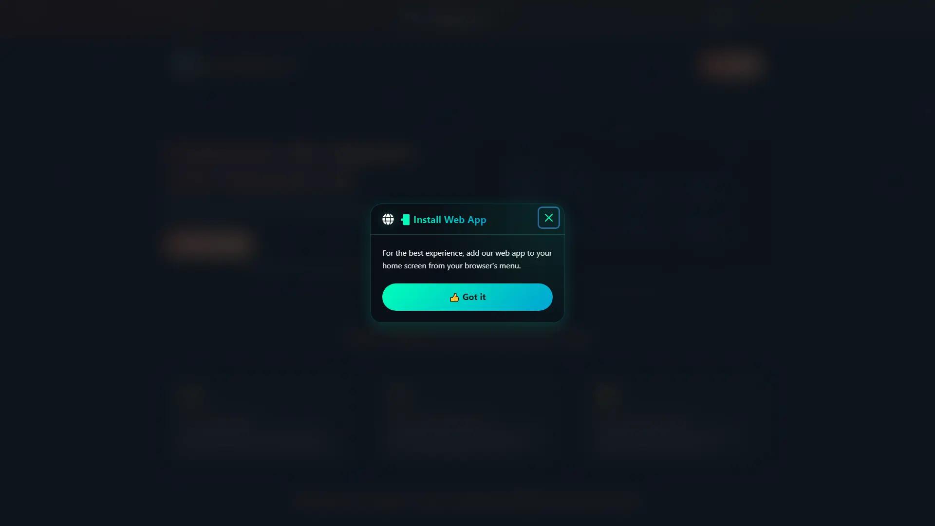 Maximo AI screenshot