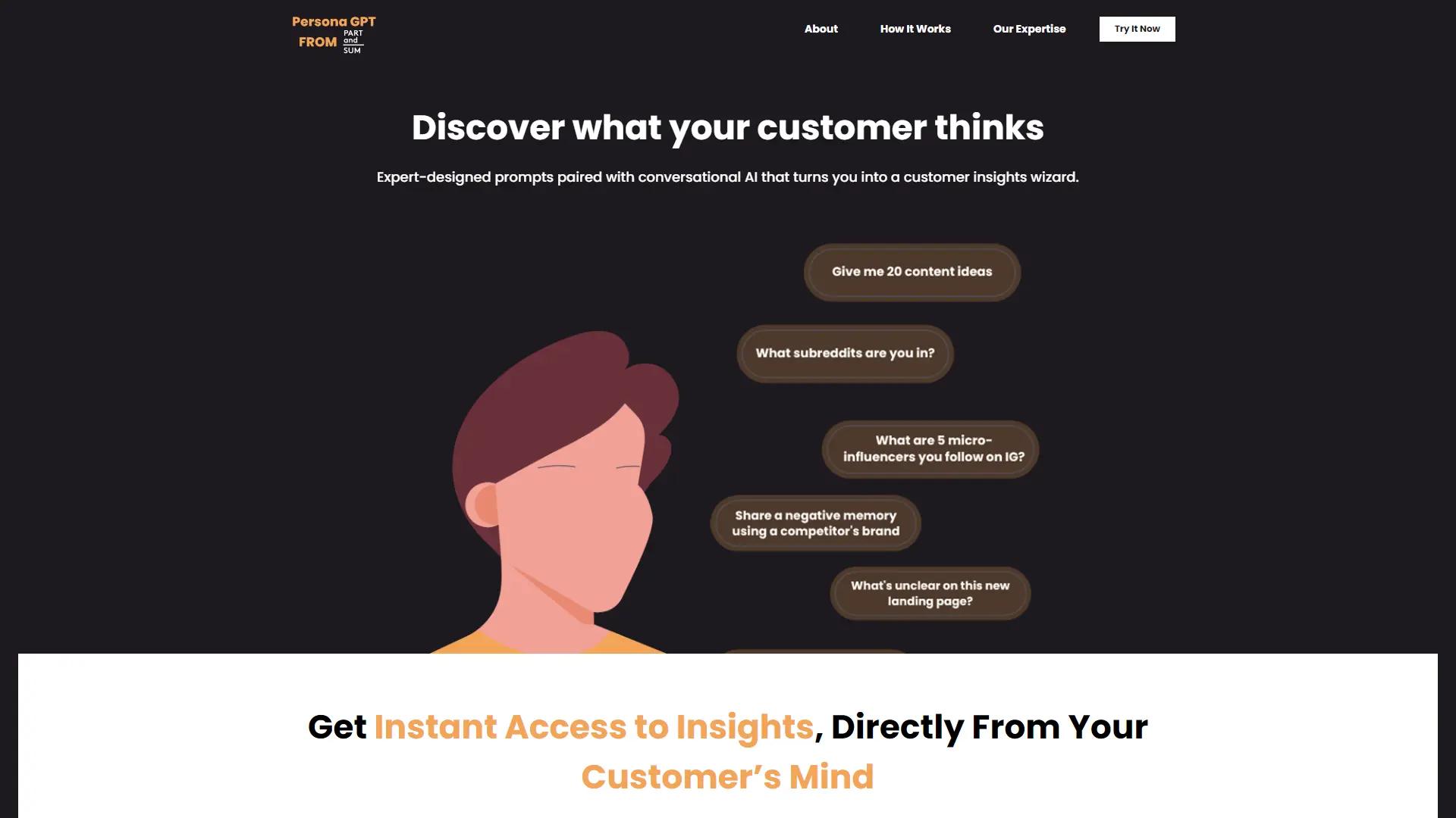 PersonaGPT screenshot