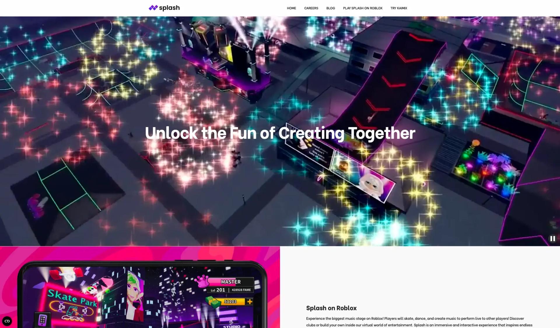 Splashmusic screenshot