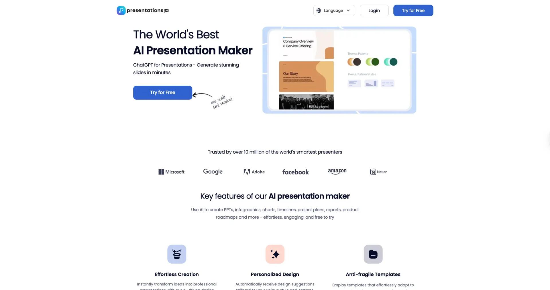 PresentationsAI screenshot