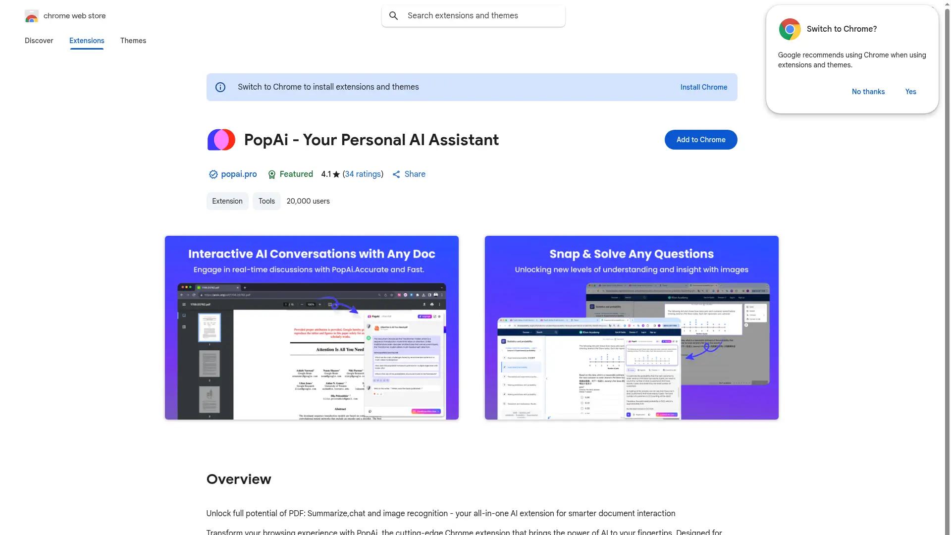 PopAi screenshot