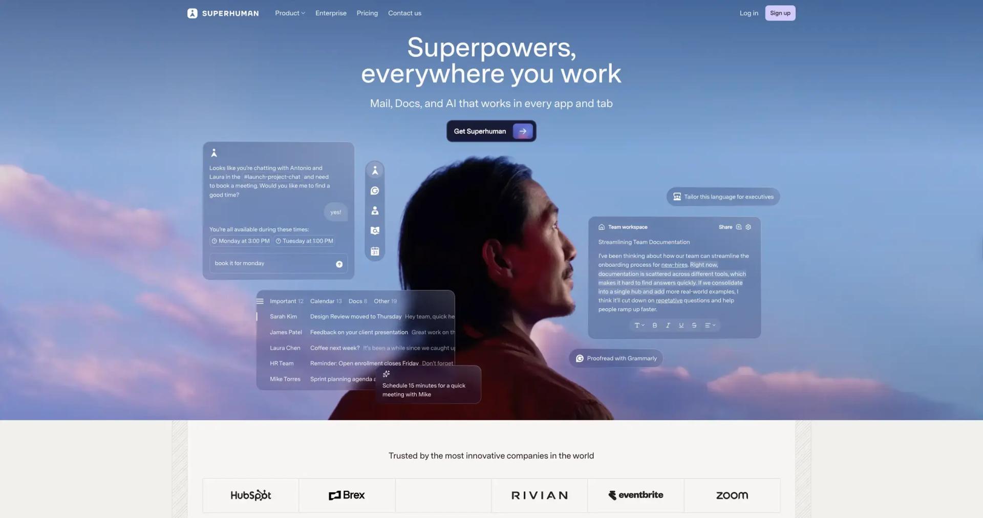 Superhuman screenshot