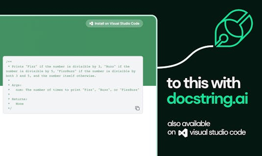 DocstringAI - Age of AI Tools
